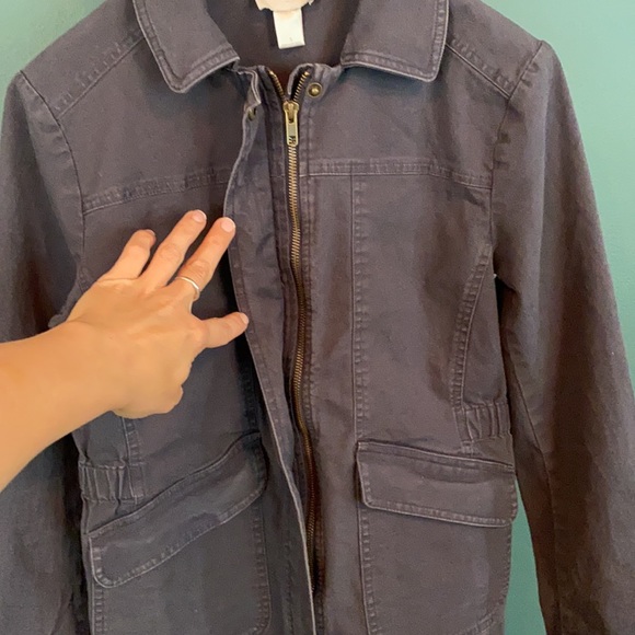 LOFT navy blue/grey jacket - Picture 3 of 4